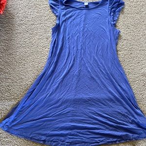 old navy purple blue dress